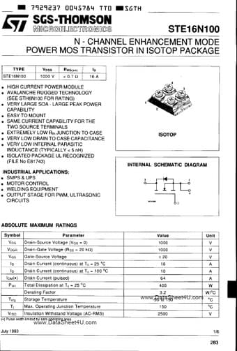  Datasheet Preview Page 1