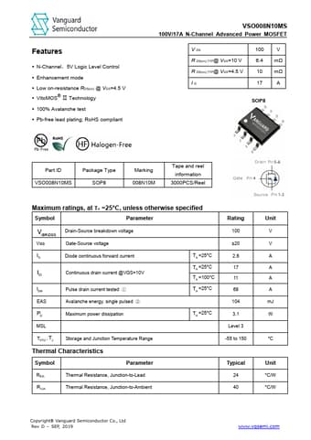  Datasheet Preview Page 1