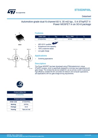 Datasheet Preview Page 1