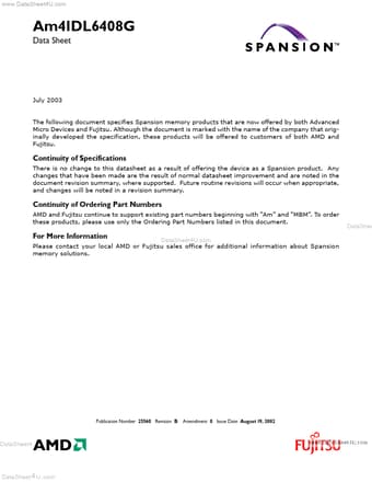  Datasheet Preview Page 1