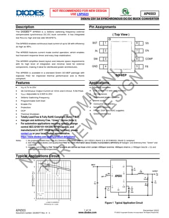  Datasheet Preview Page 1