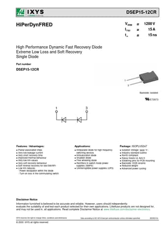  Datasheet Preview Page 1
