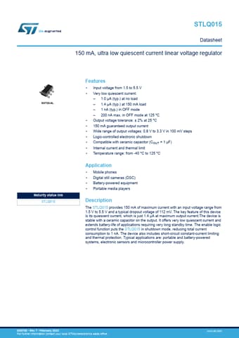 Datasheet Preview Page 1