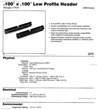  Datasheet Preview Page 1
