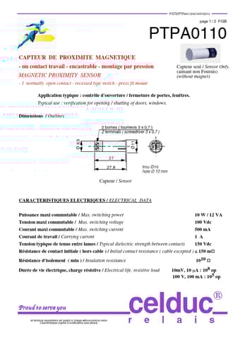  Datasheet Preview Page 1