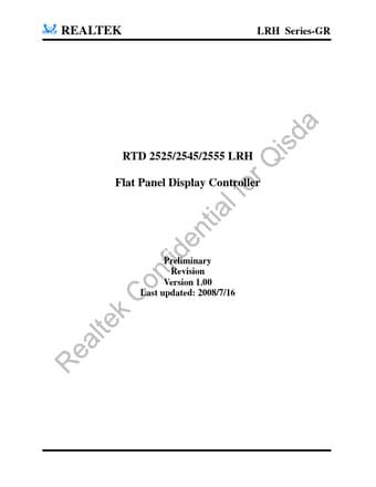 Datasheet Preview Page 1