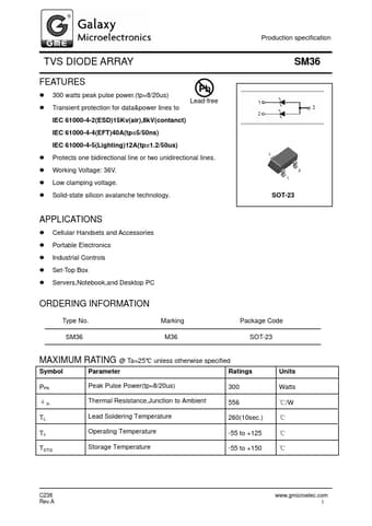  Datasheet Preview Page 1