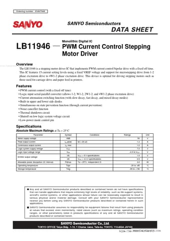  Datasheet Preview Page 1