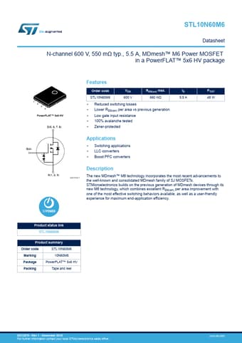  Datasheet Preview Page 1