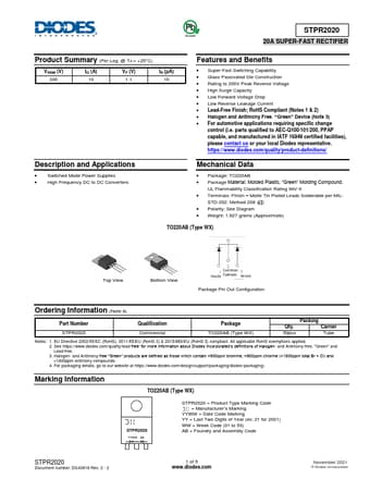  Datasheet Preview Page 1