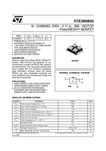 Datasheet Preview Page 1