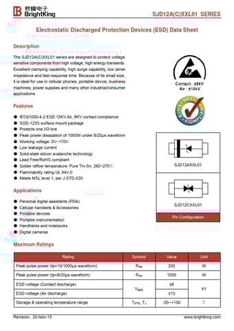  Datasheet Preview Page 1