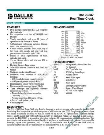  Datasheet Preview Page 1