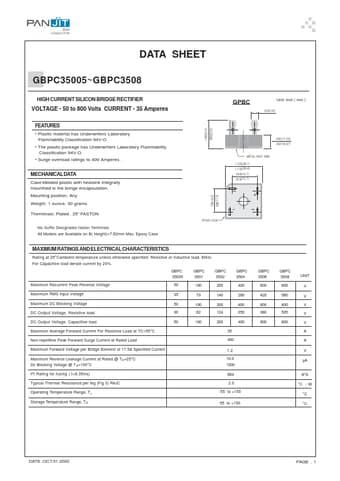  Datasheet Preview Page 1