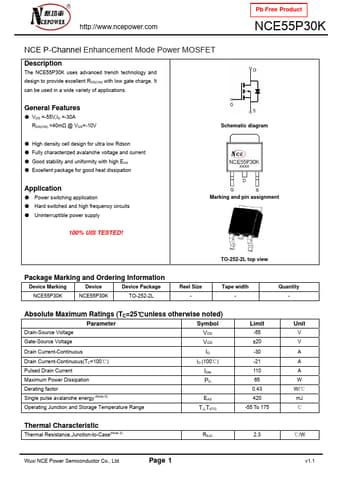  Datasheet Preview Page 1