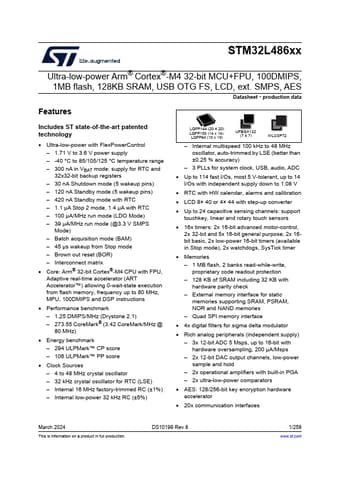  Datasheet Preview Page 1