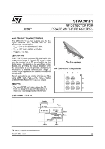  Datasheet Preview Page 1