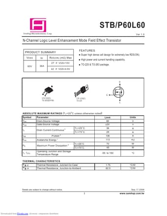  Datasheet Preview Page 1