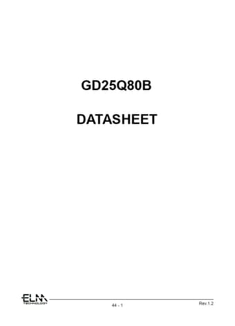  Datasheet Preview Page 1