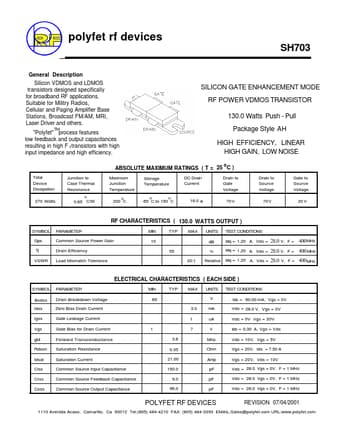  Datasheet Preview Page 1