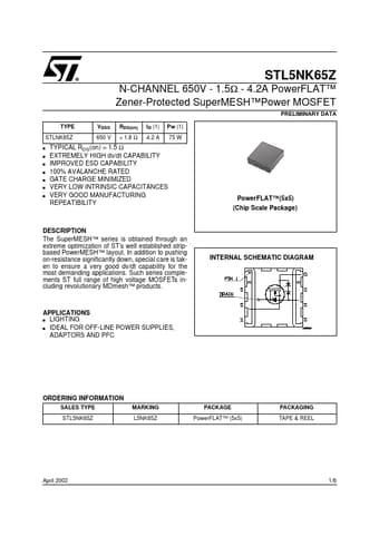  Datasheet Preview Page 1