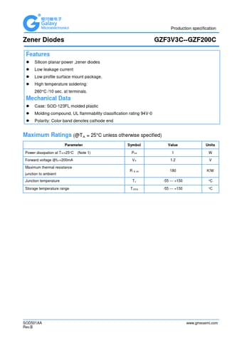  Datasheet Preview Page 1