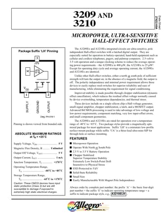  Datasheet Preview Page 1