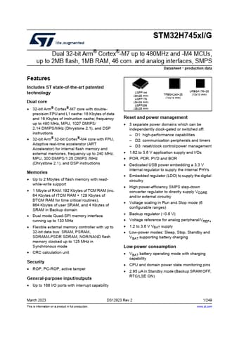  Datasheet Preview Page 1