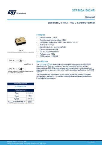  Datasheet Preview Page 1