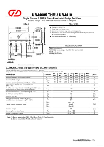  Datasheet Preview Page 1