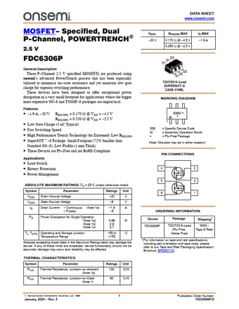  Datasheet Preview Page 1