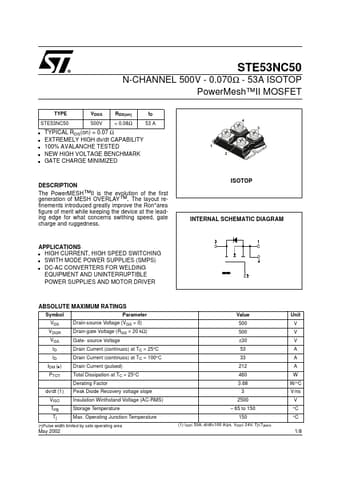  Datasheet Preview Page 1