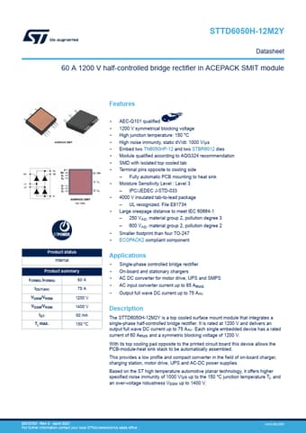  Datasheet Preview Page 1