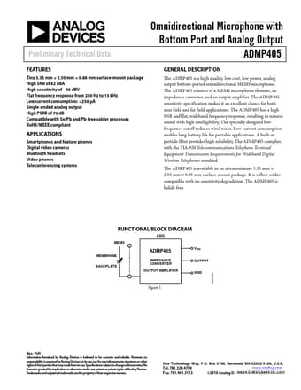  Datasheet Preview Page 1