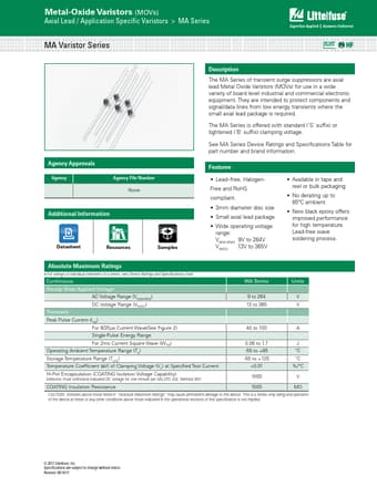  Datasheet Preview Page 1