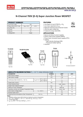  Datasheet Preview Page 1
