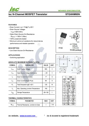  Datasheet Preview Page 1