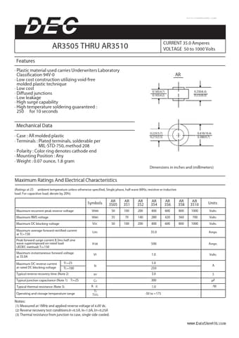  Datasheet Preview Page 1