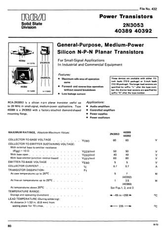  Datasheet Preview Page 1