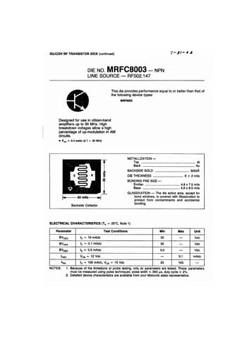  Datasheet Preview Page 1