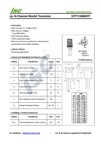  Datasheet Preview Page 1