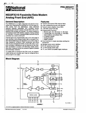  Datasheet Preview Page 1