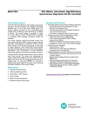  Datasheet Preview Page 1