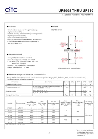  Datasheet Preview Page 1