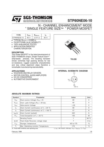  Datasheet Preview Page 1