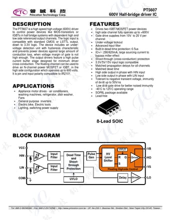  Datasheet Preview Page 1