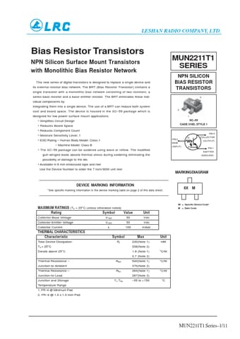  Datasheet Preview Page 1