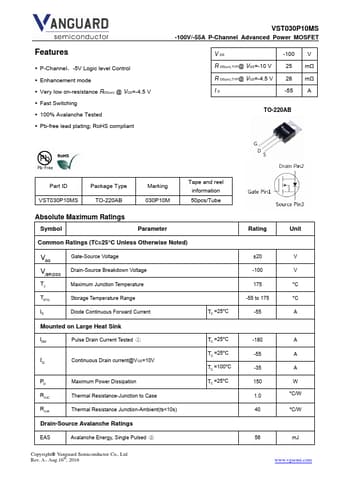  Datasheet Preview Page 1