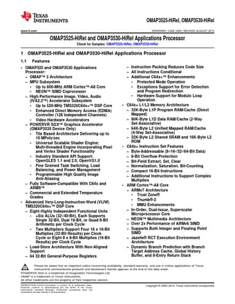  Datasheet Preview Page 1