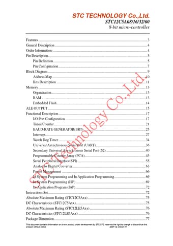  Datasheet Preview Page 1